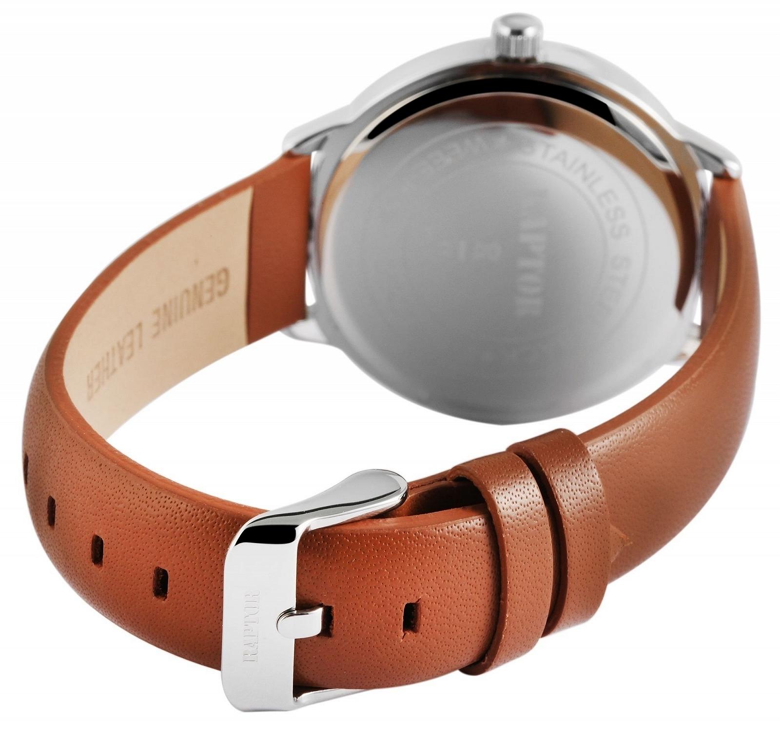 Женские часы Raptor RA10010 Ремешок из натуральной кожи Аналоговый Кварцевый, фото №3