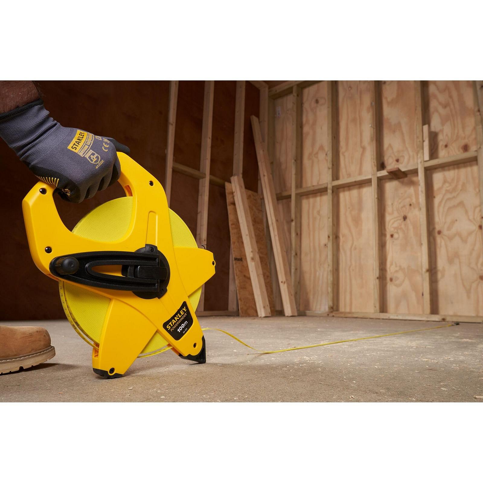 Рулетка Stanley Power Winder Fibreglass 2-34-777 (100 м довжина, 13 мм ширина, ергономічна, клас точності III), фото №3
