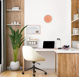 Часы настенные Oxford Calm Quiet 25 см Оранжевый synthetic.ua - Фото 1