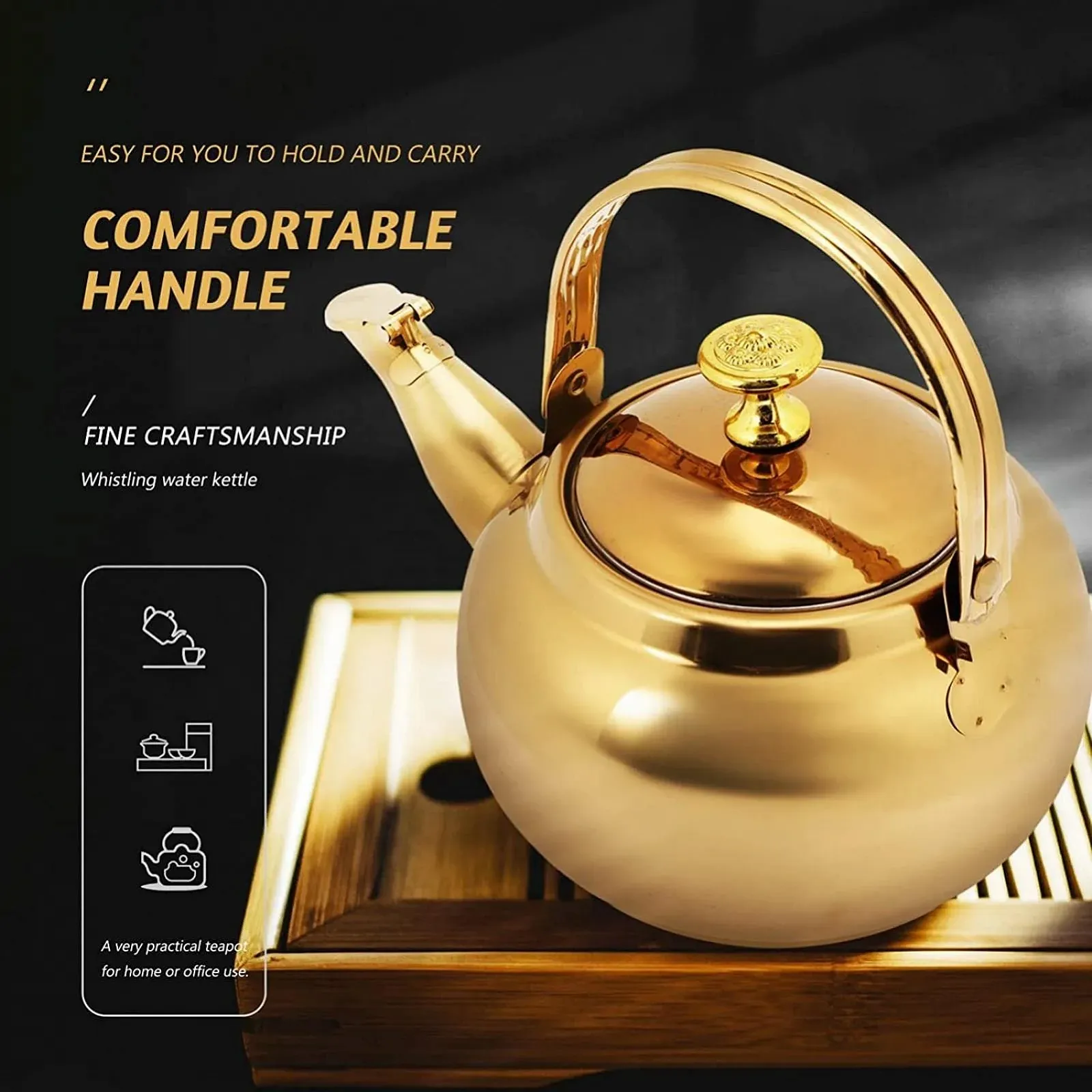 Чайник з свистком з нержавіючої сталі Чайник з чавуну Металева плита, фото №8 Чайник з свистком з нержавіючої сталі Чайник з чавуну Металева плита, фото №8