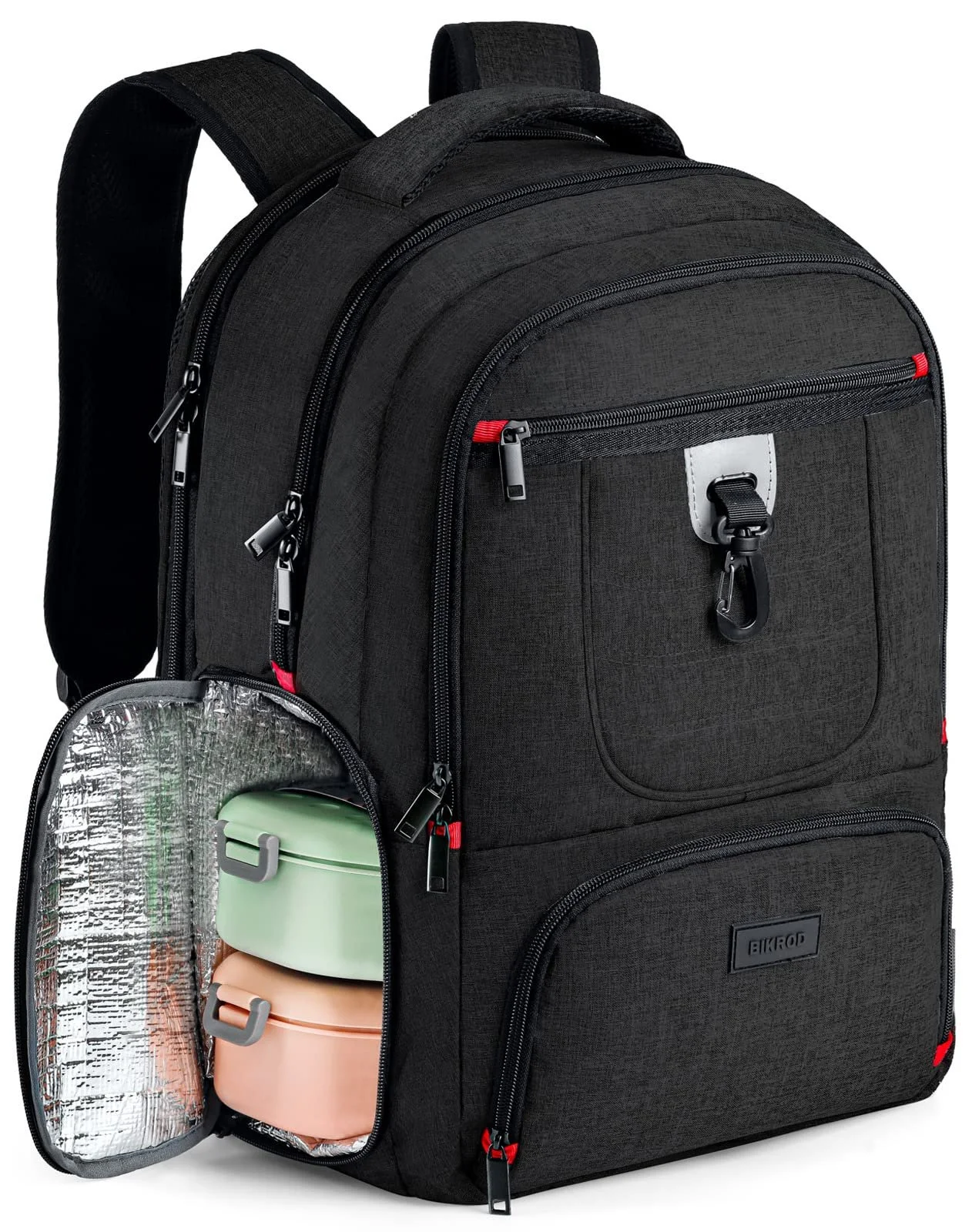 Рюкзак для ноутбука 17.3 Inch Lunch Backpack Waterproof USB Charging Port Черный, фото №1