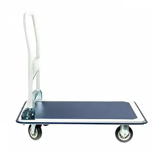 Тележка ручная четырехколесная до 250 кг 910*610*870, колеса 125 мм INTERTOOL LT-9054 - Фото 1