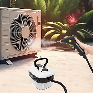 Ручний пароочисник 1500 W 3 Bar 1.2 L портативний для кухні та ванної кімнати synthetic.ua - Фото 1