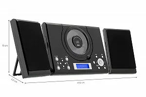 Стереосистема ROXX MC 201 CD, багатофункціональний пристрій «все-в-одному», FM-радіо тюнер, AUX вхід, дистанційне керування synthetic.ua - Фото 1