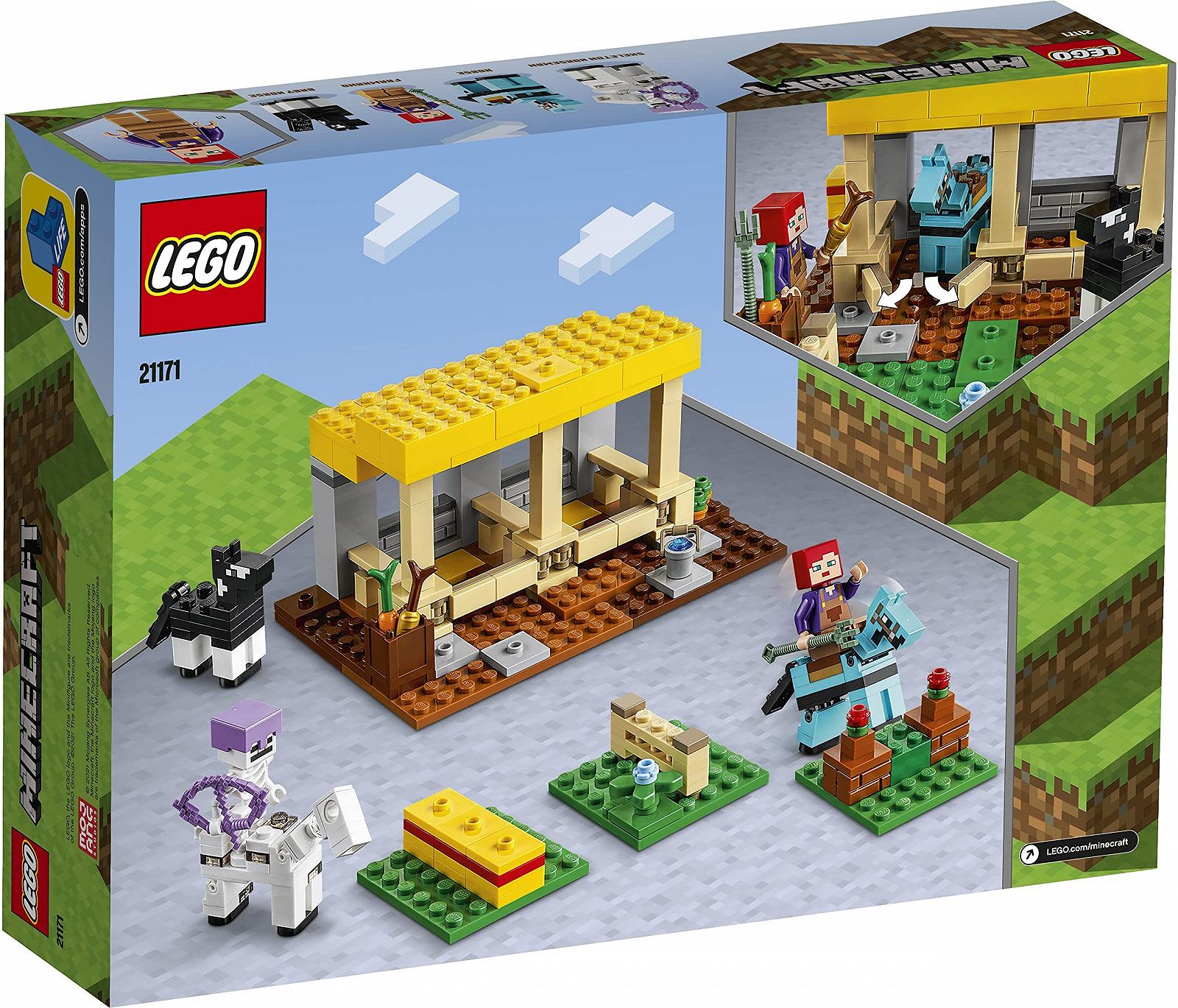 Конструктор Lego Minecraft 21240 The Swamp Adventure & 21171 The Horse Stable набір з 2, фото №6