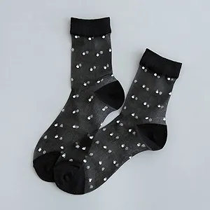 Прозорі жіночі нейлонові тонкі шкарпетки synthetic.ua - Фото 1