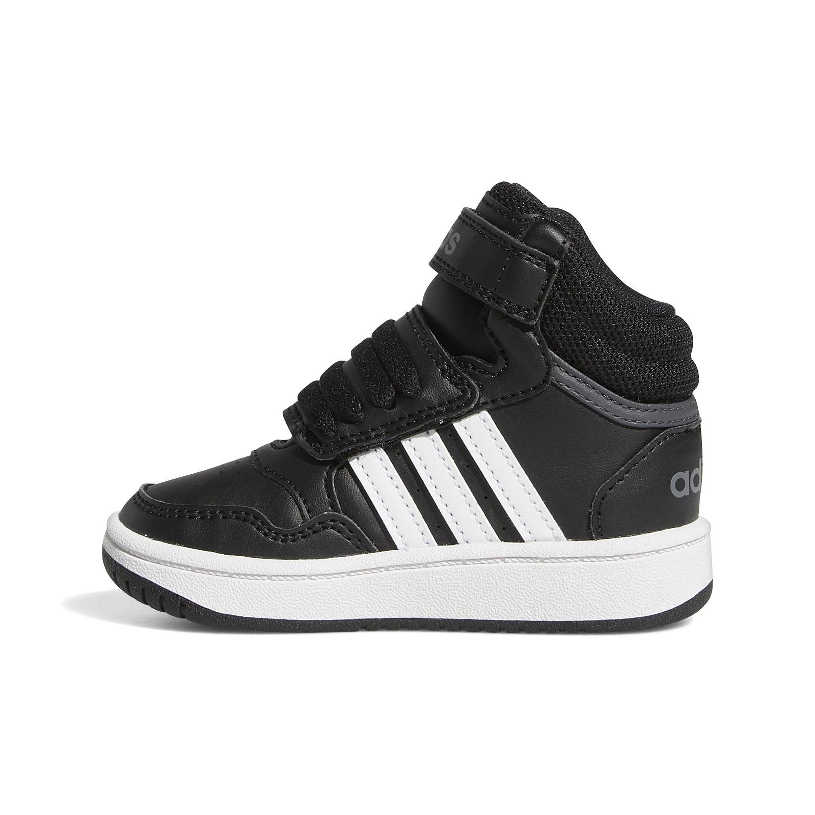 Кросівки adidas Unisex Kinder Hoops Mid, фото №4