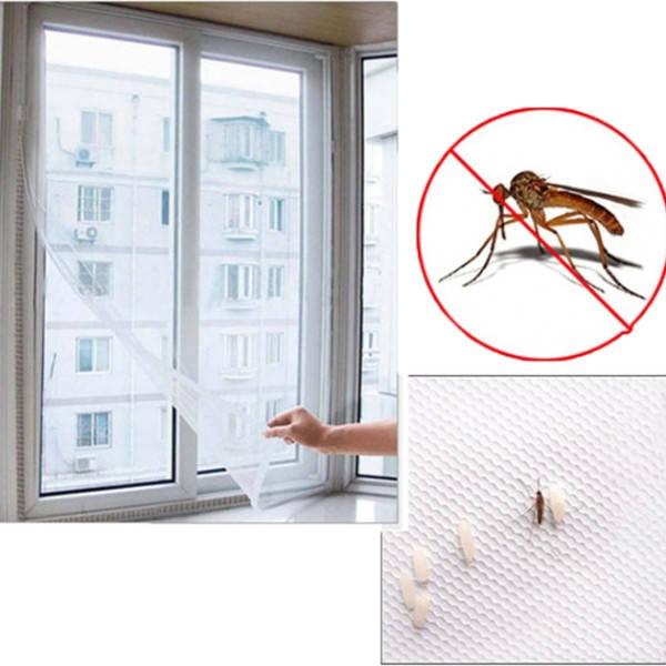 Сетка антимоскитная на окно 150*180см Magnetic System Белая, фото №1