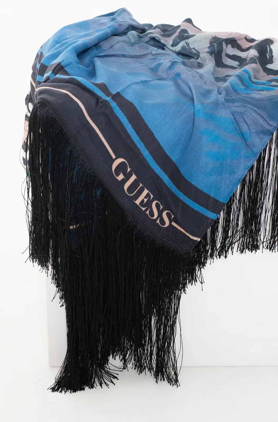 Женский шарф GUESS JEANS / Синий мультиколор / ONE SIZE, фото №3