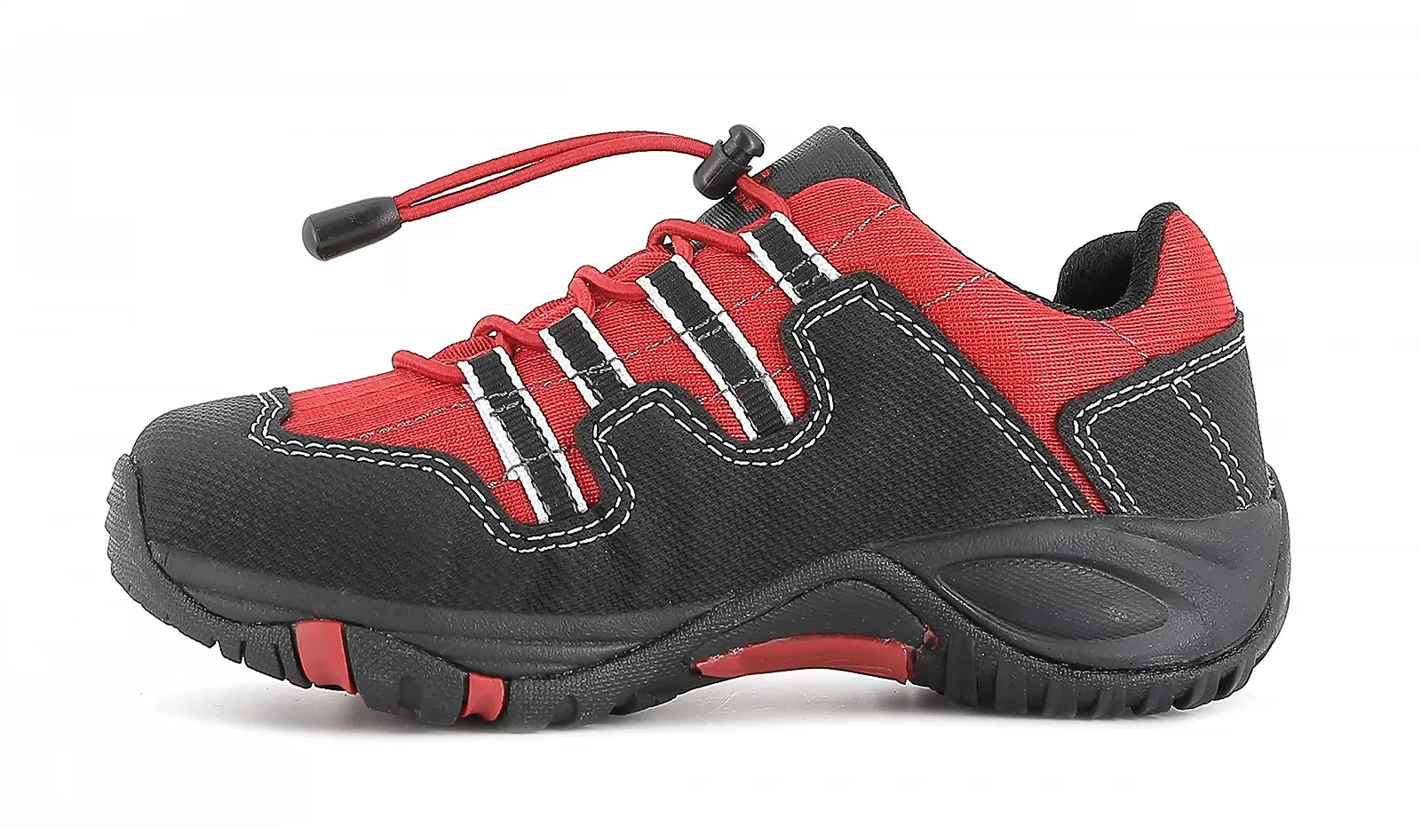 Кроссовки для походов Alpina ATOS Детские, Красный/Черный, с нескользящей резиновой подошвой, Унисекс, Размер, фото №3 Кроссовки для походов Alpina ATOS Детские, Красный/Черный, с нескользящей резиновой подошвой, Унисекс, Размер, фото №3