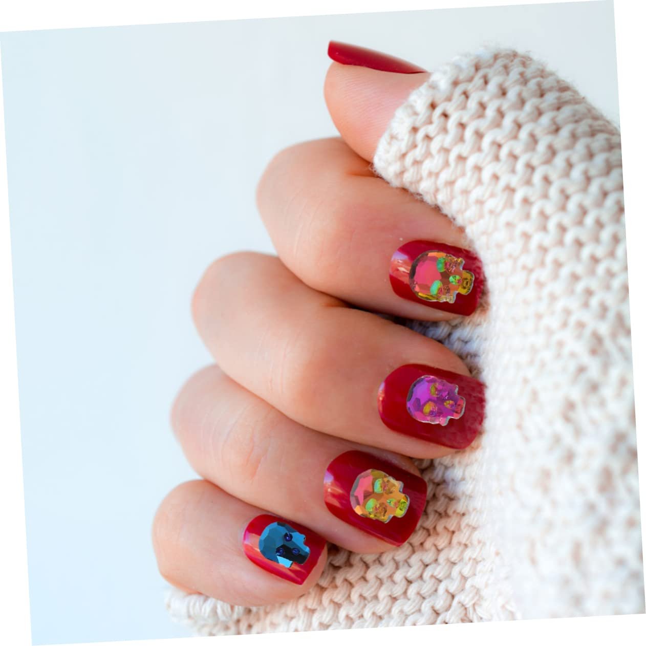 Набор страз для ногтей 40 шт. ABC меняющие сумки Хэллоуин, фото №5