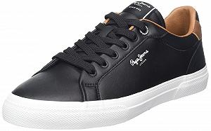 Кроссовки Pepe Jeans Court De Kenton кожаные синие - Фото 1
