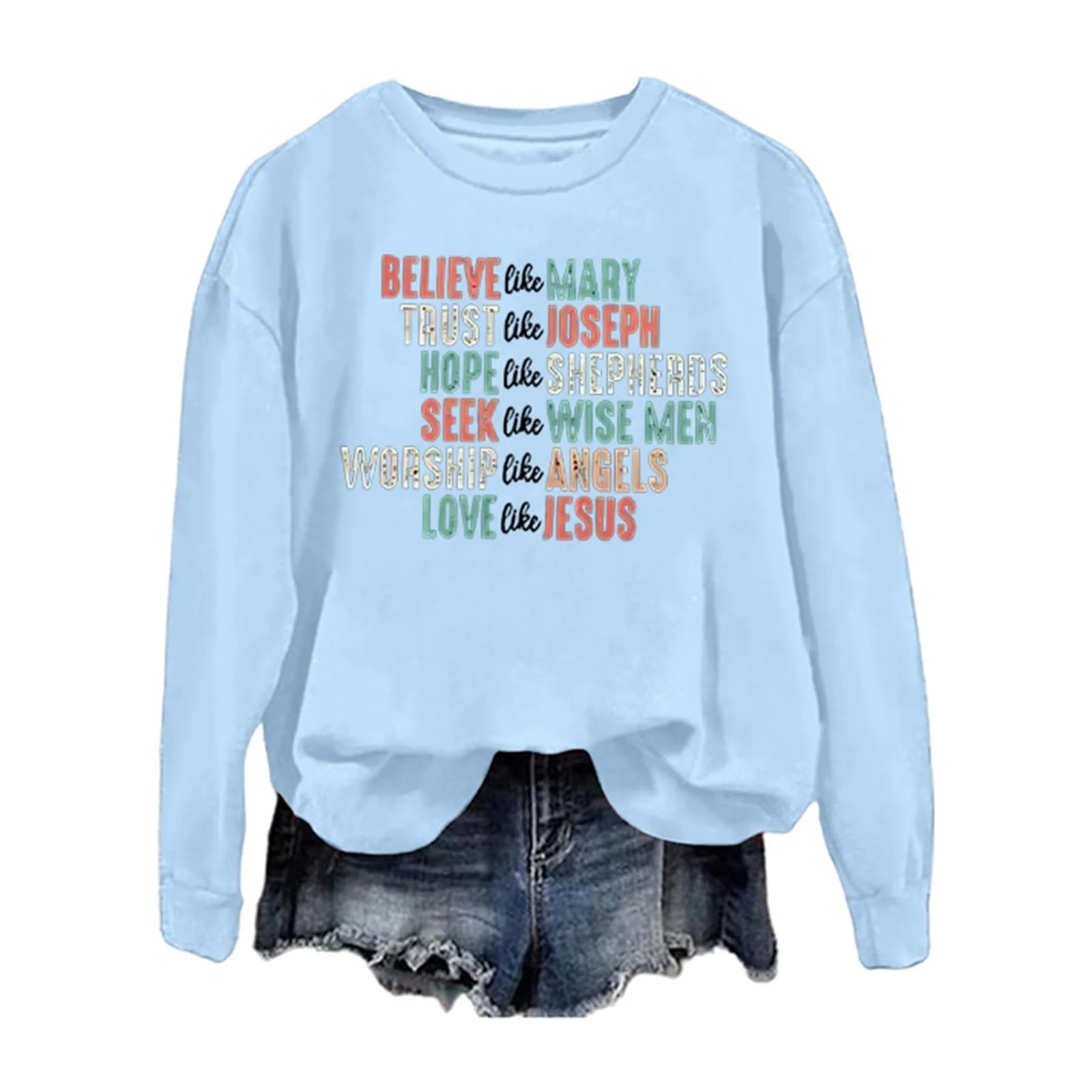 Женская Модная Рождественская Толстовка Рождественская Футболка Женская С Длинным Рукавом Круглый Вырез Милая С Длинным Рукавом Рождественская Рубашка Пуловер Круглый Вырез Свободная Рождественская Толстовка с Принтом Осень Зима Уличная Одежда, фото №1 Женская Модная Рождественская Толстовка Рождественская Футболка Женская С Длинным Рукавом Круглый Вырез Милая С Длинным Рукавом Рождественская Рубашка Пуловер Круглый Вырез Свободная Рождественская Толстовка с Принтом Осень Зима Уличная Одежда, фото №1