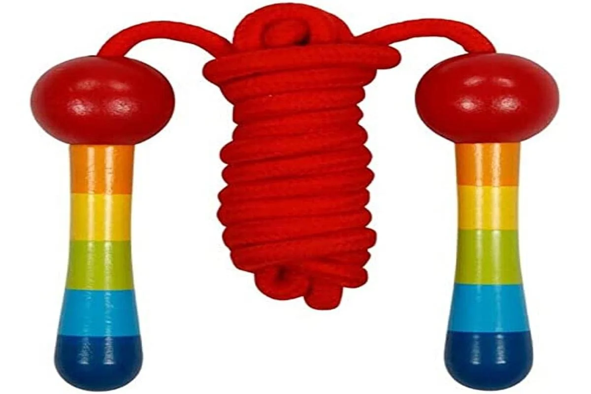 Скакалка goki 63887 2 м Пластикова Веселка, фото №1 Скакалка goki 63887 2 м Пластикова Веселка, фото №1