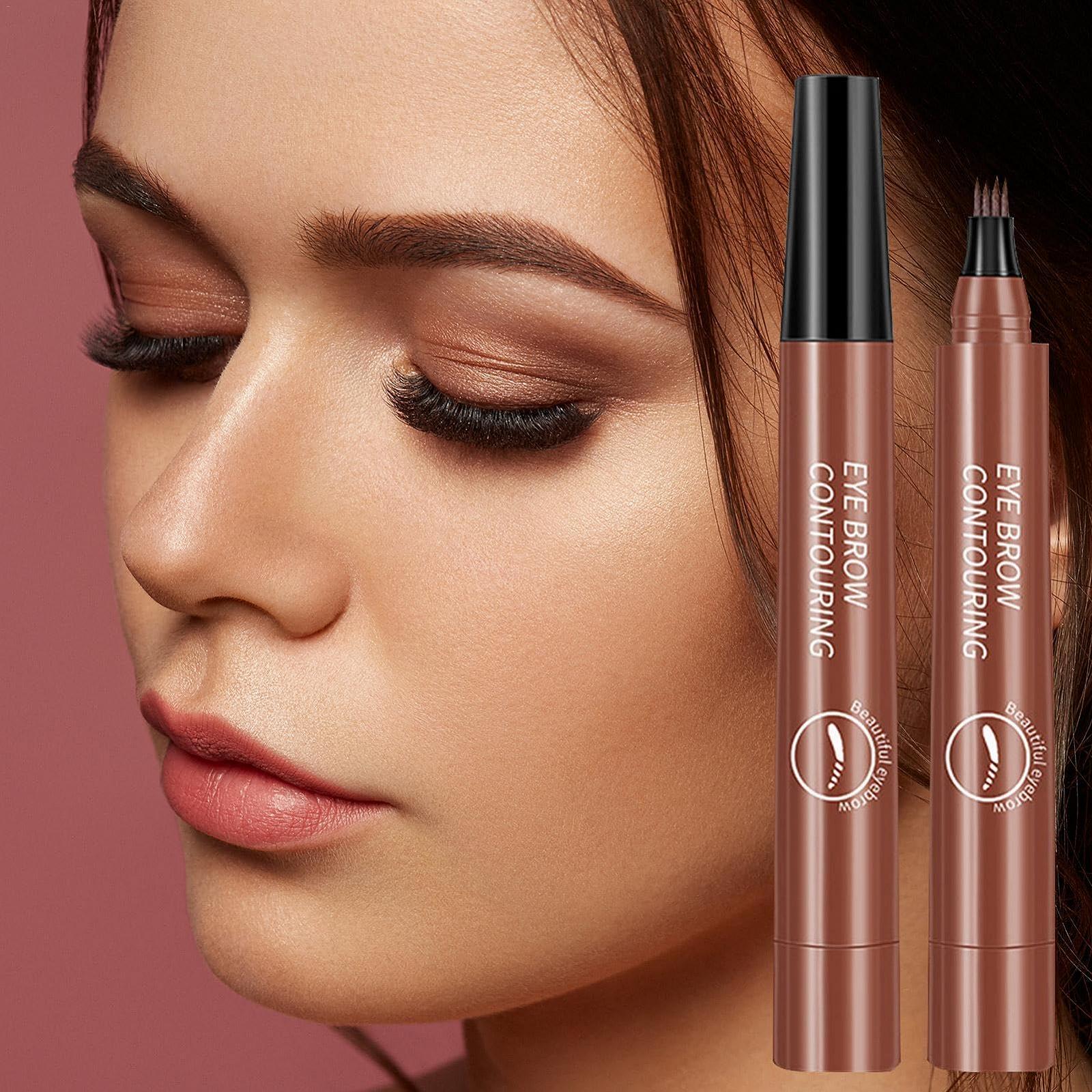 Олівець Microblading 4-гілковий водостійкий для брів, фото №4