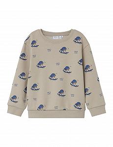 Світшот NAME IT для хлопчиків Nmmotto LS Nreg SWE Bru Bf (1 шт. в упаковці) - Фото 1