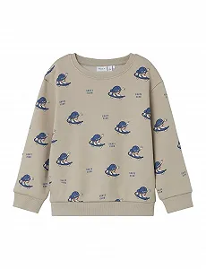 Світшот NAME IT для хлопчиків Nmmotto LS Nreg SWE Bru Bf (1 шт. в упаковці) - Фото 1