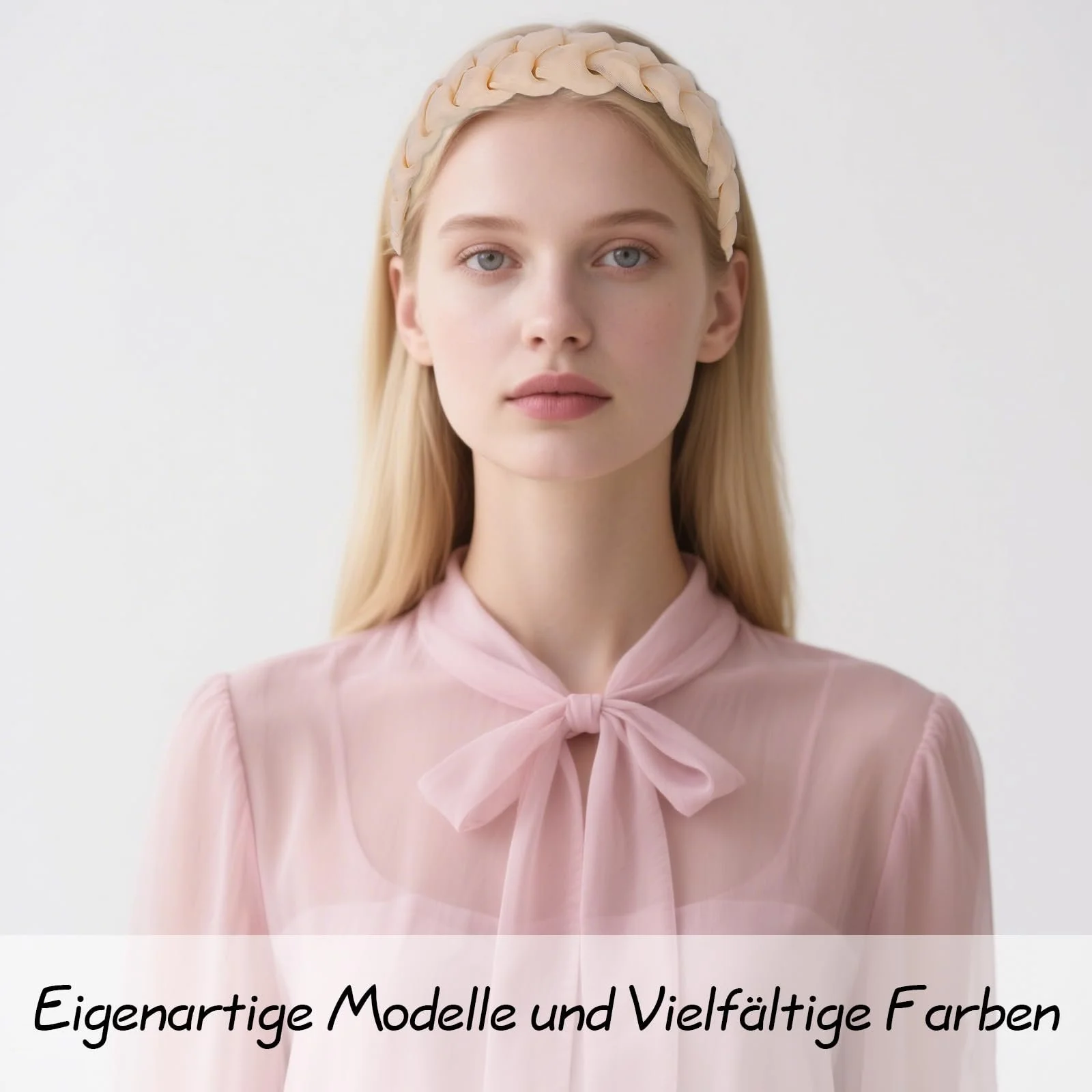 Обруч Широкий плетений для жінок, Набір 4 шт, фото №6 Обруч Широкий плетений для жінок, Набір 4 шт, фото №6