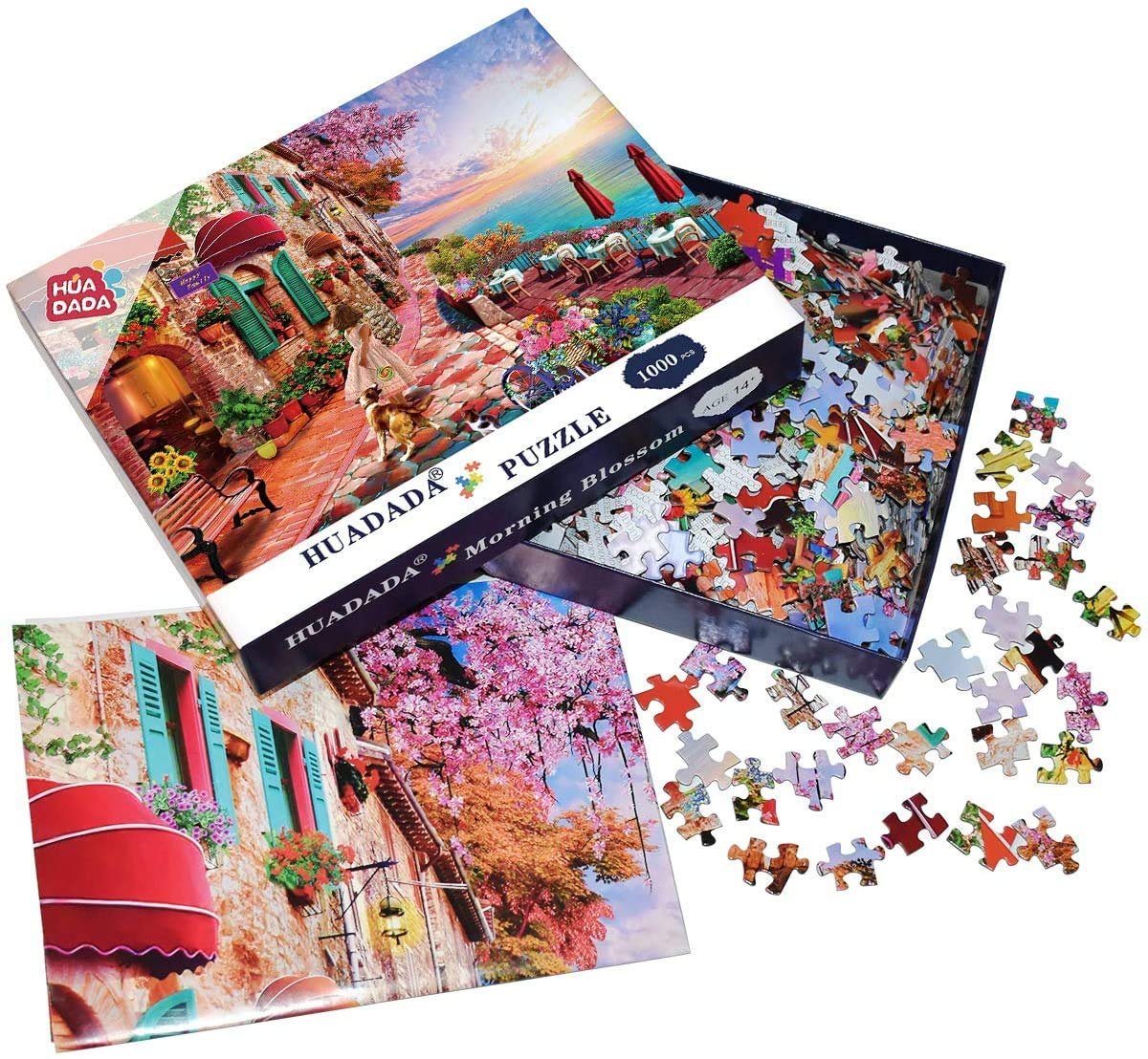 Пазл Huadada Morning flower and sea 1000 деталей різнокольоровий, фото №3