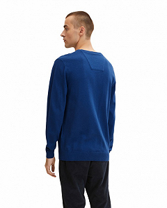 Джемпер Tom Tailor basic crew neck sweater 1027661-11284 Синій XXXL synthetic.ua - Фото 1