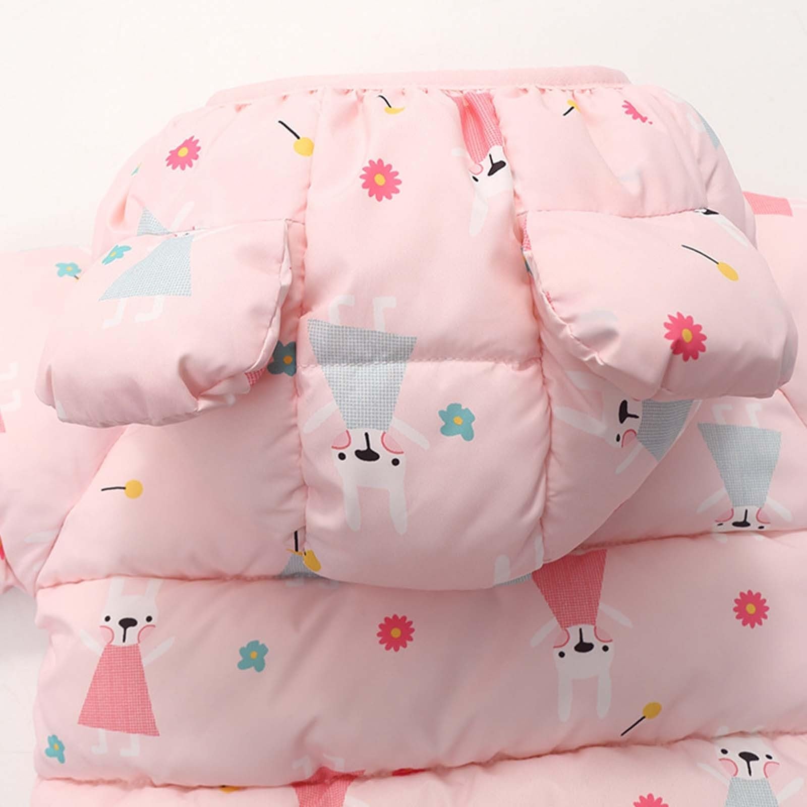 Детское пальто Зимнее с принтом Хлопок Ушки медвежонка Капюшон Хлопковое на молнии Зимнее пальто Уютный Топ Длинный рукав Теплая куртка (9 месяцев - 7 лет), фото №3 Детское пальто Зимнее с принтом Хлопок Ушки медвежонка Капюшон Хлопковое на молнии Зимнее пальто Уютный Топ Длинный рукав Теплая куртка (9 месяцев - 7 лет), фото №3