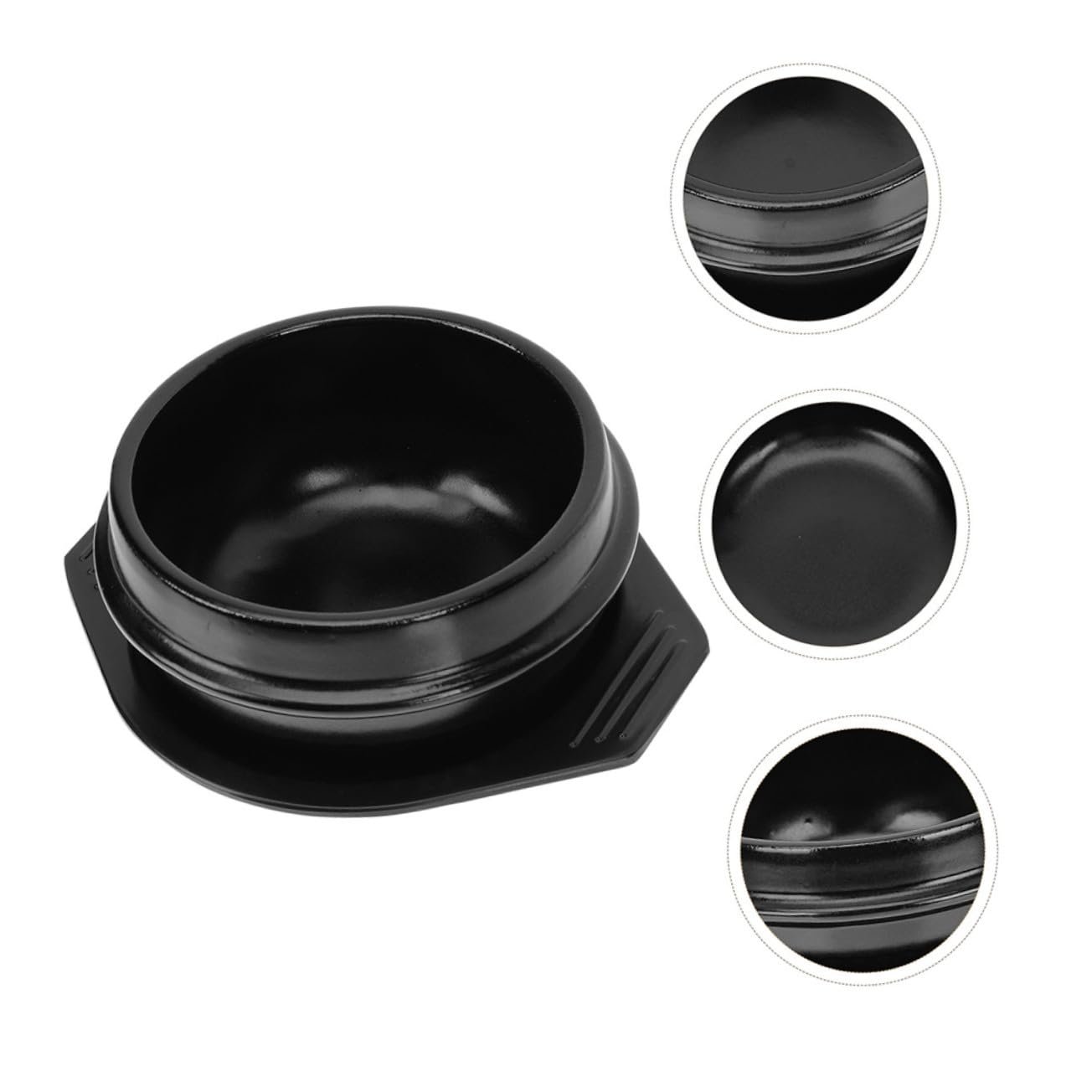 Горщик для приготування TOYANDONA керамічний з підносом термостійкий антипригарне покриття, фото №8