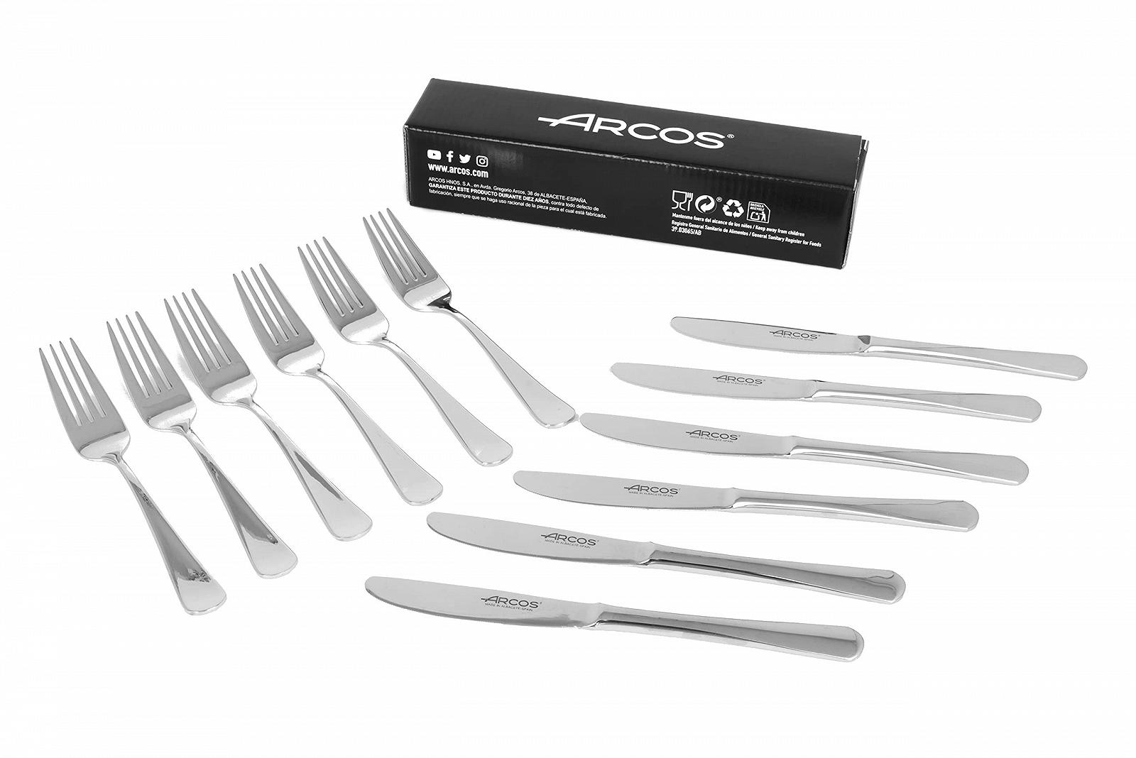 Набор десертных столовых приборов Arcos Madrid Series 12 предметов, фото №1 Набор десертных столовых приборов Arcos Madrid Series 12 предметов, фото №1