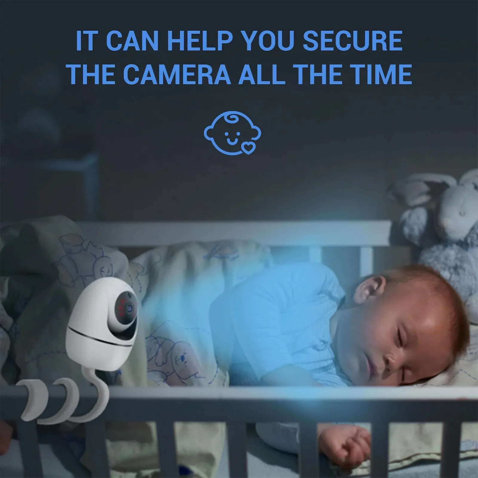 Тримач для відеоняні Universal 1/4" Thread Hole для Philips Avent Scd833/843 Motorola, фото №5