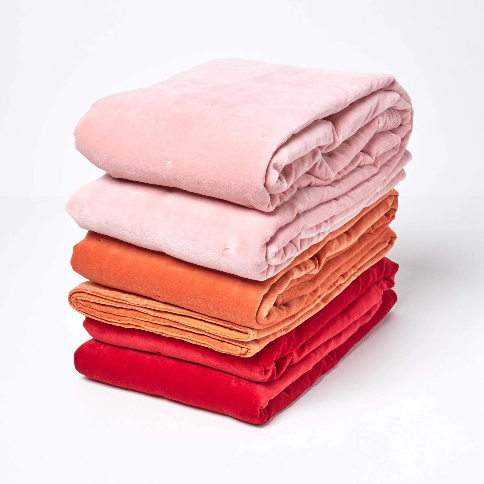 Одеяло Homescapes Бархатное 125 x 150 см Розовое, фото №6