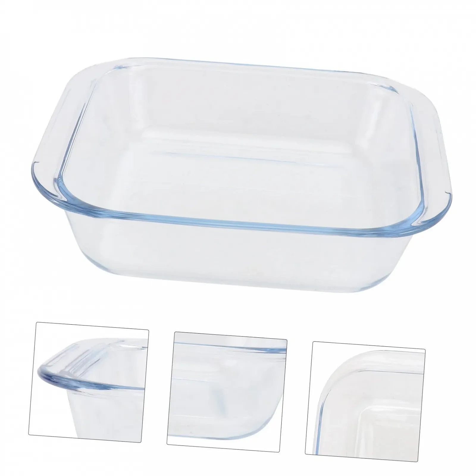 Форма для запікання Sosoport термостійка квадратна скляна, фото №8