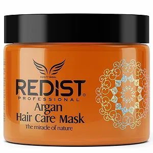 Маска для волос Redist Argan Hair Care 500 мл с Аргановым маслом для Поврежденных Сухих Волос Крем с Блеском - Фото 1