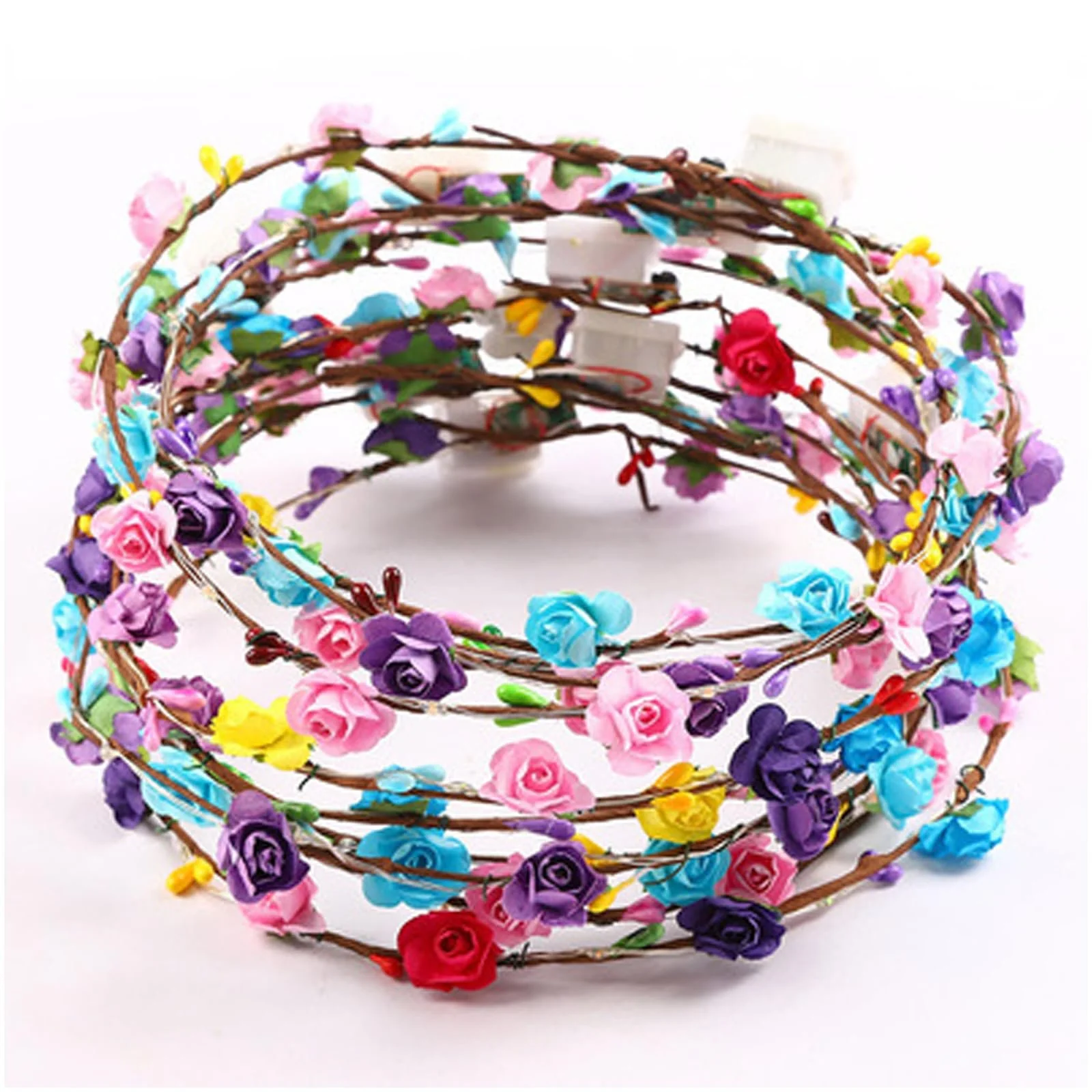 Обруч Цветок LED, 20 штук, Разноцветный, фото №5