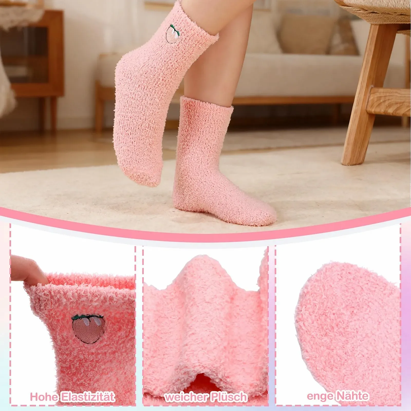 Шкарпетки Жіночі М'які, 6 пар, розмір 38-42, фото №3 Шкарпетки Жіночі М'які, 6 пар, розмір 38-42, фото №3