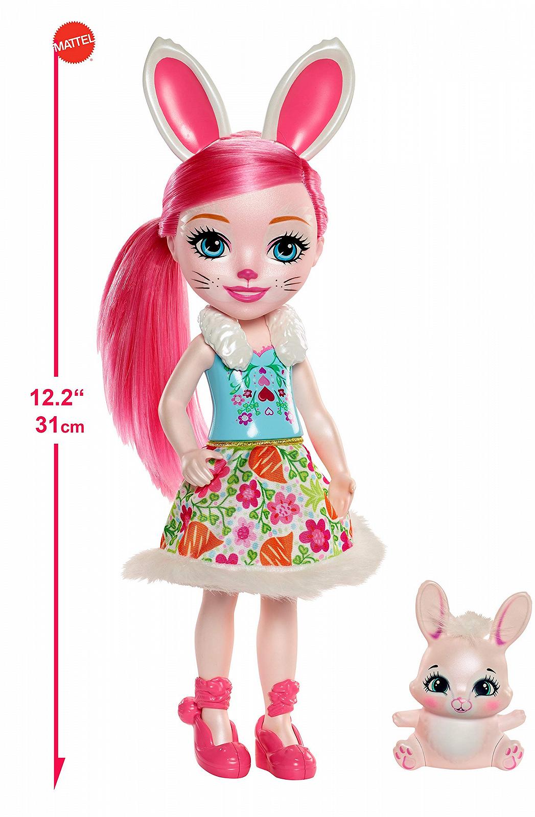 Лялька Enchantimals Bree Bunny 30 см з фігуркою Twist Bunny, фото №6