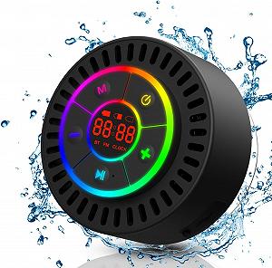 Bluetooth Портативна колонка для душу IPX7 Водонепроникний з присоском LED дисплей - Фото 1