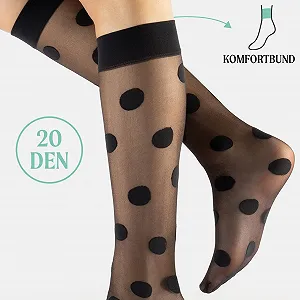 Носки Calzitaly с узором, 3 пары (в горошек, в полоску, в клетку) synthetic.ua - Фото 1