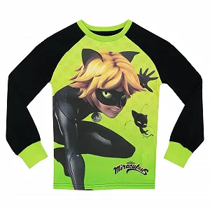 Пижама Cat Noir Miraculous для мальчиков Slim Fit synthetic.ua - Фото 1