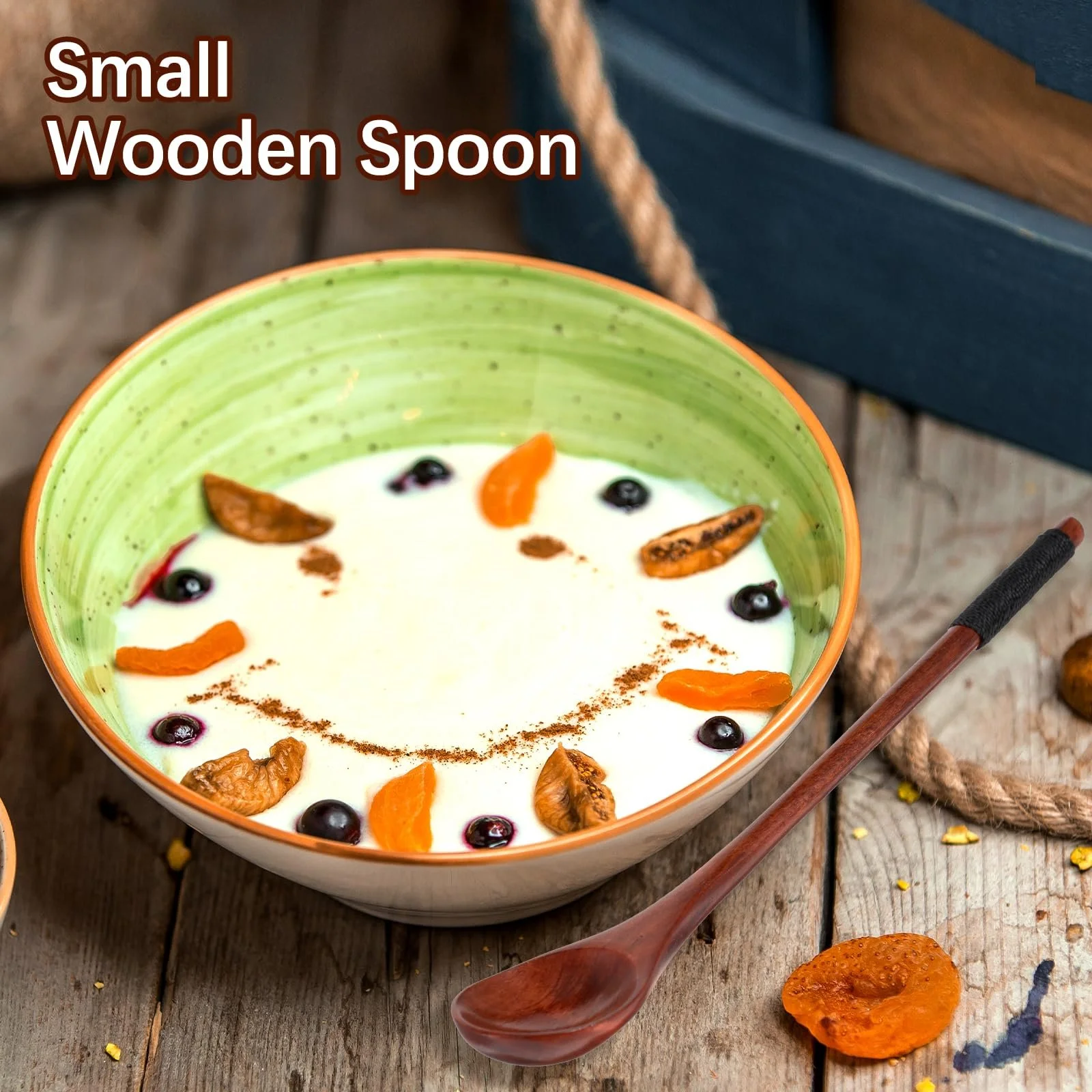 Ложка Amabro Деревянная 20 cm, набор 2 шт, фото №6