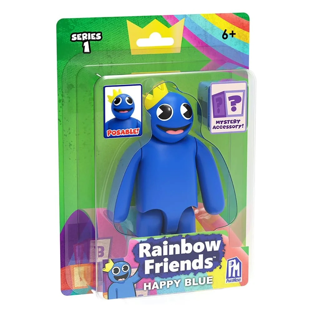 Фігурка Rainbow Friends Happy Blue Series 1 5 дюймів, фото №1