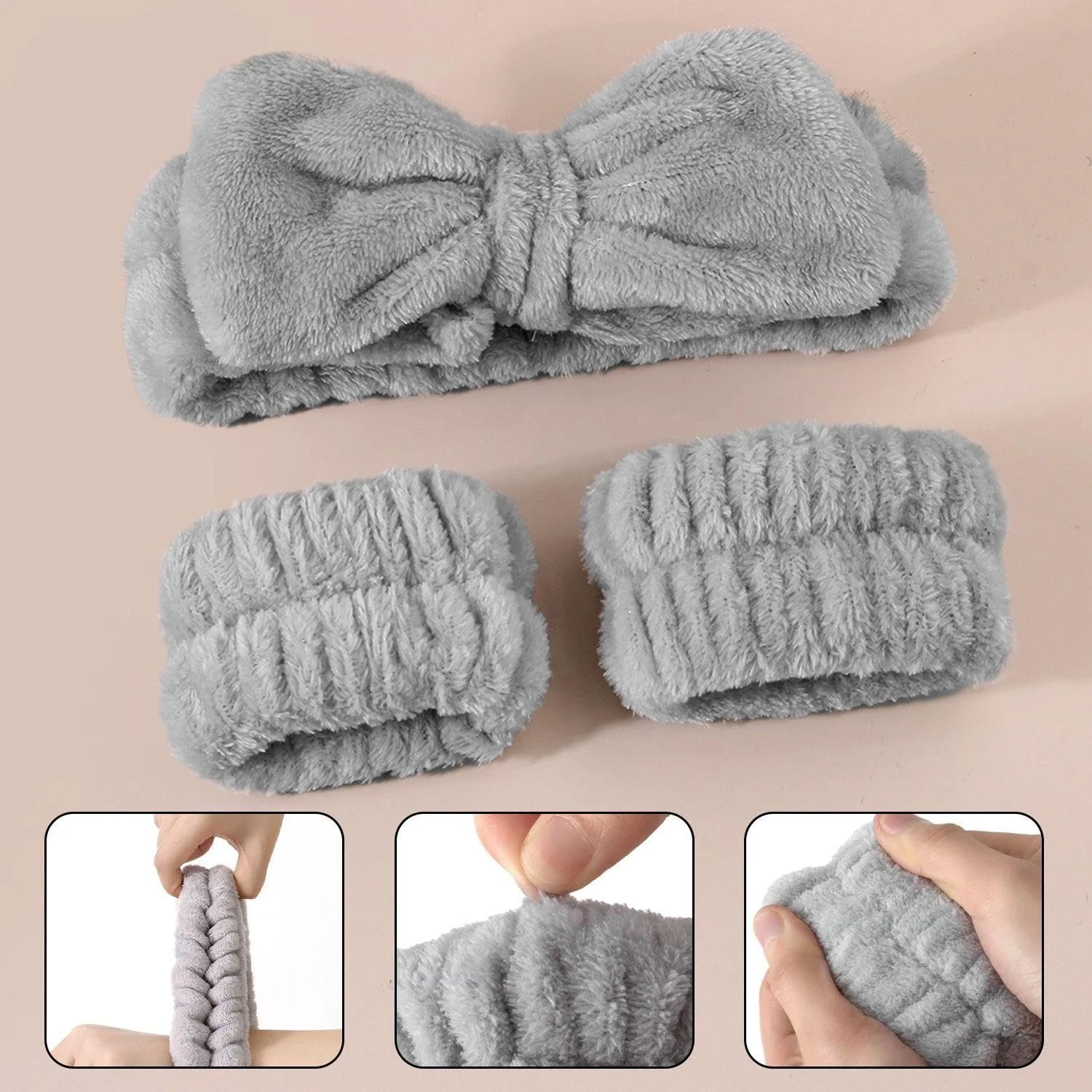 Набір Пов'язка на Голову з Бантом, фото №3