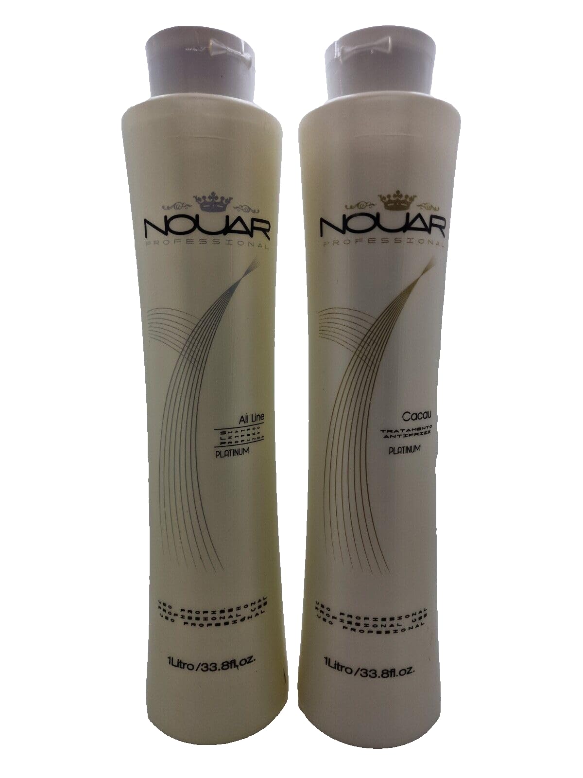 Шампунь Nouar Cacau 1 літр і Обробка 1 літр, фото №1