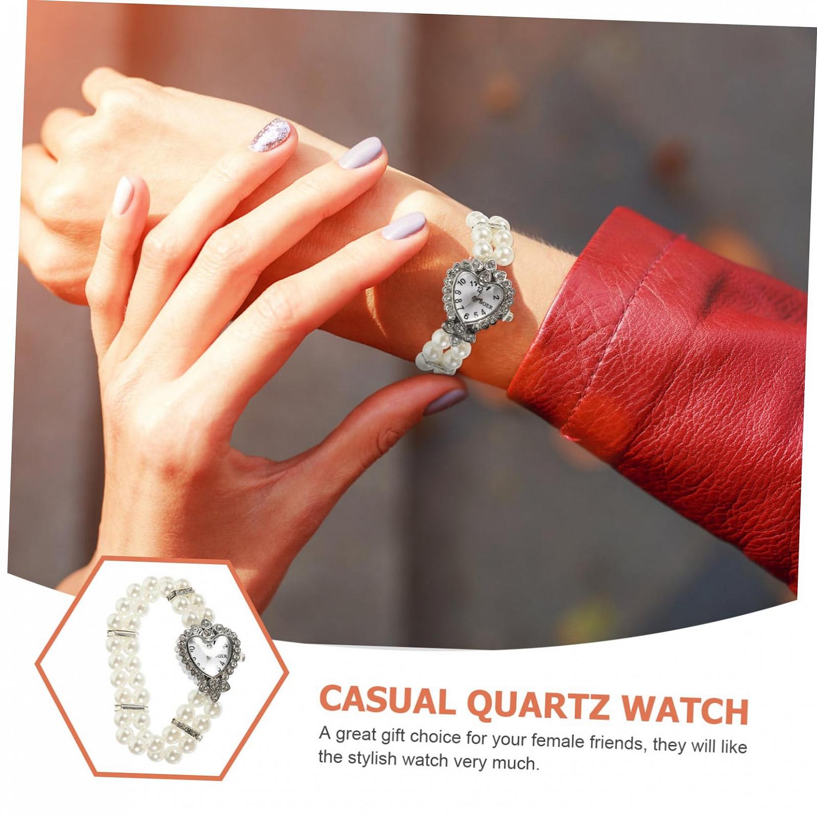 Кварцовий годинник OATIPHO Perlen для жінок, годинник з браслетом, фото №5 Кварцовий годинник OATIPHO Perlen для жінок, годинник з браслетом, фото №5