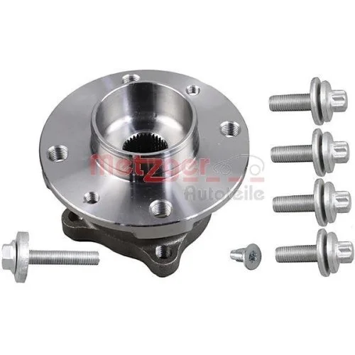 Комплект підшипника ступиці METZGER WM 2206 GREENPARTS для RENAULT SMART, задня вісь, фото №2