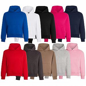 Толстовка IMPORIO 11 Без блискавки для хлопчиків і дівчаток, однотонна - Фото 1