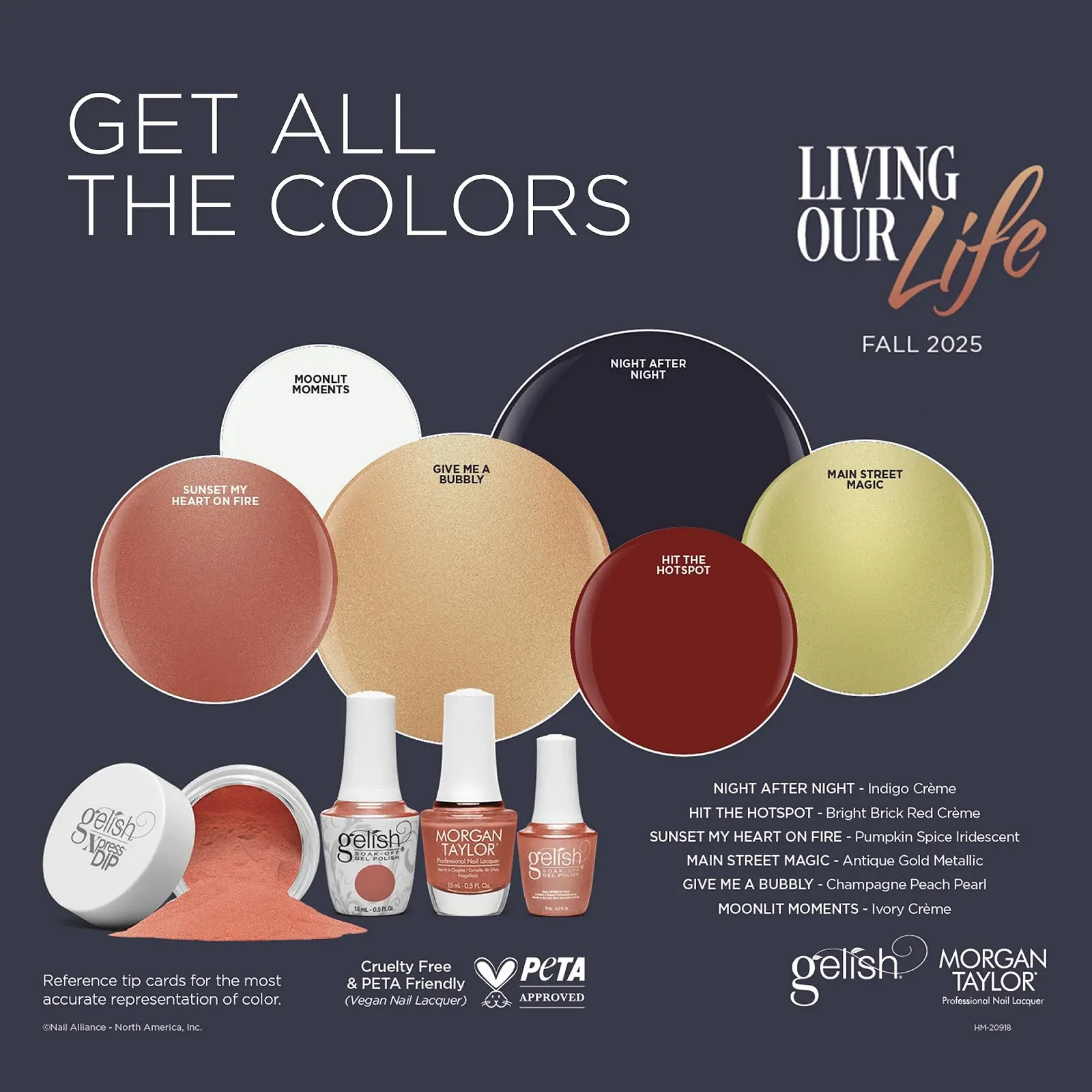 Гель-лак Gelish Autumn Living Our Life - Main Street Magic, фото №6 Гель-лак Gelish Autumn Living Our Life - Main Street Magic, фото №6
