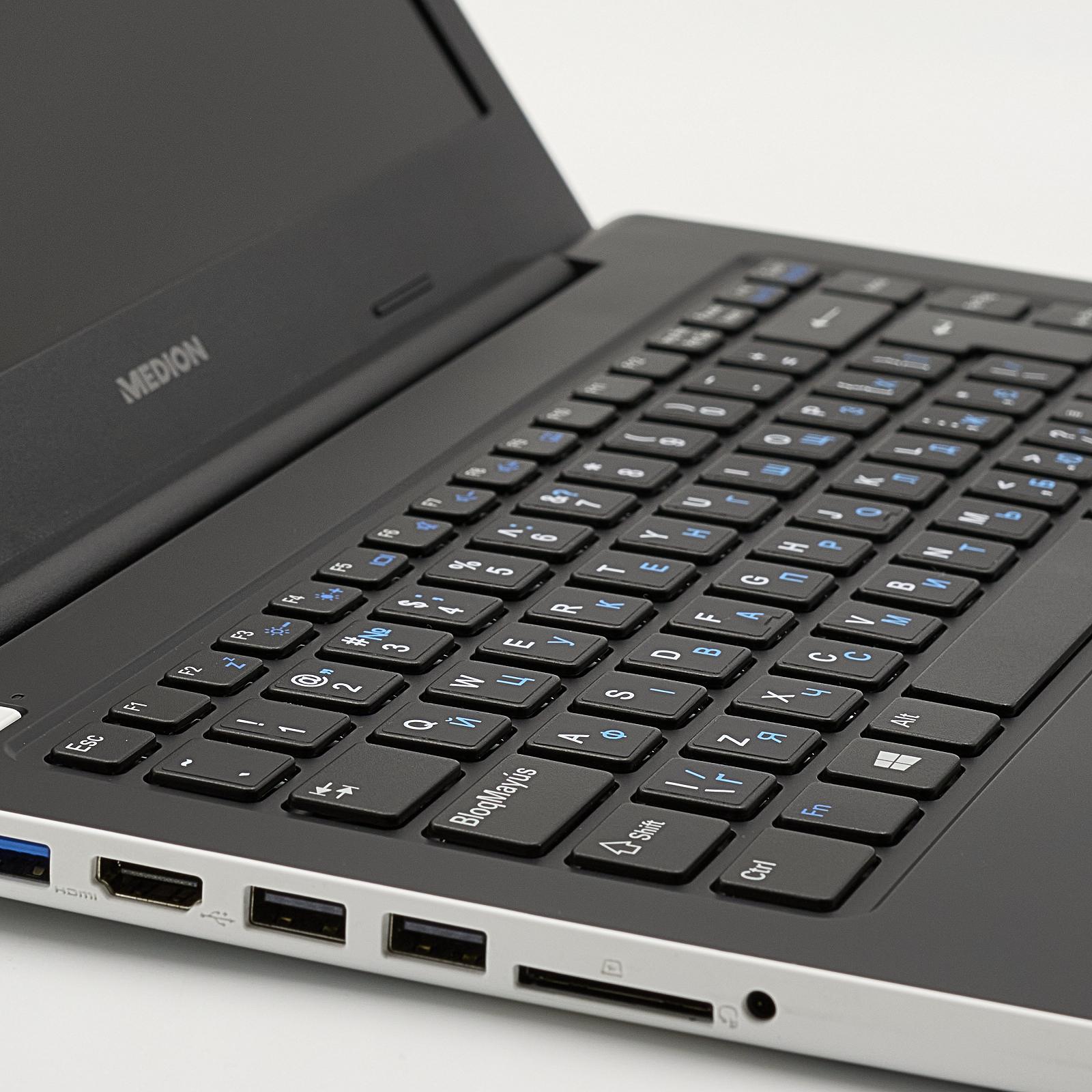 Ноутбук Medion Akoya S4219 Intel Celeron N3060 ОЗУ 4 ГБ eMMC 64 ГБ Intel HD Graphics IPS FullHD Win10, фото №2