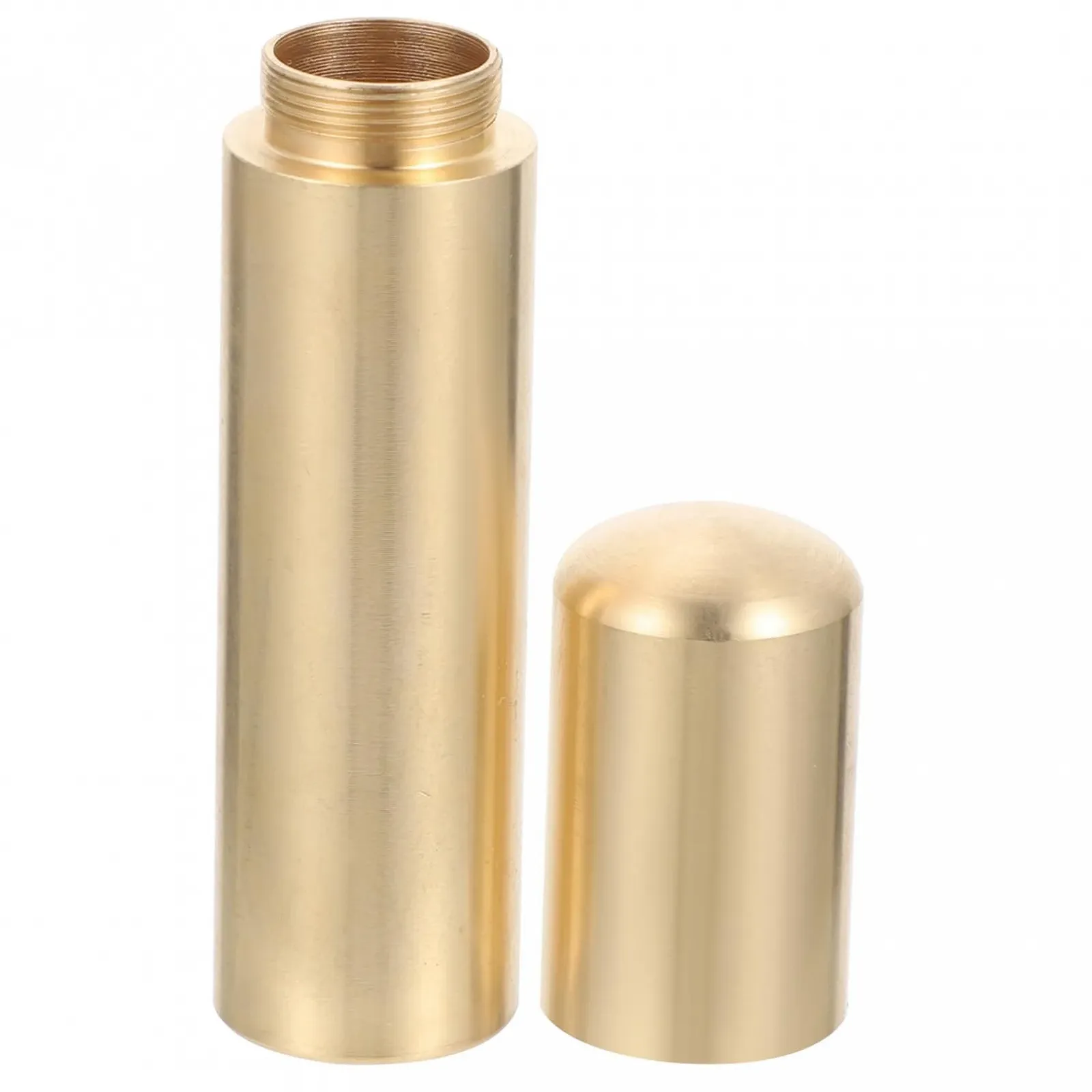 Коробка для зберігання Yardwe, маленька трубка, тримач, коробок, для виживання, дорожня латунь, палісандр, водонепроникний, фото №4