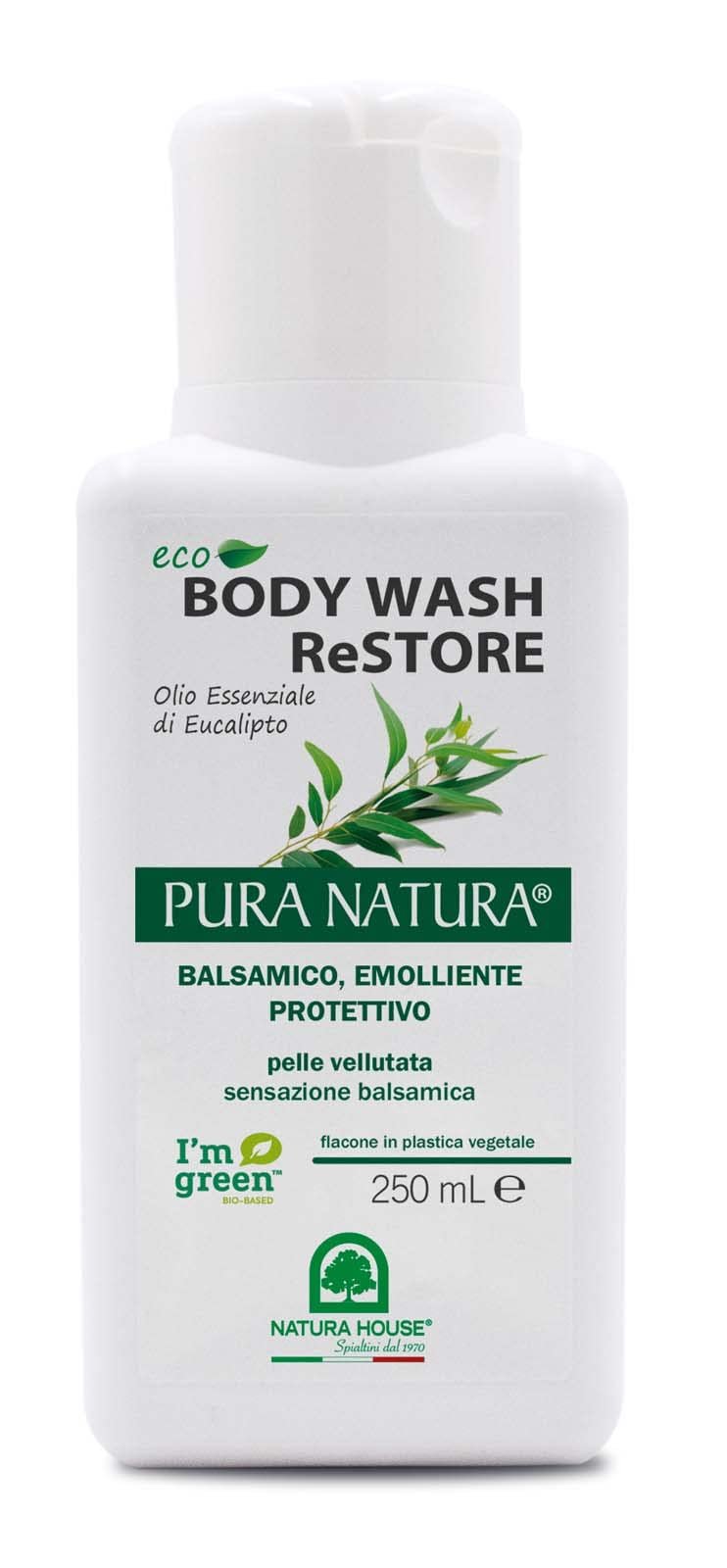 Гель для душу PuraNatura Eco Body Wash Eucalyptus Restore 250 мл, фото №1