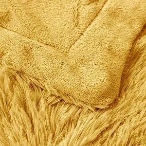 Покривало Cotton Market Двостороннє 200 x 220 см Жовтий synthetic.ua - Фото 1