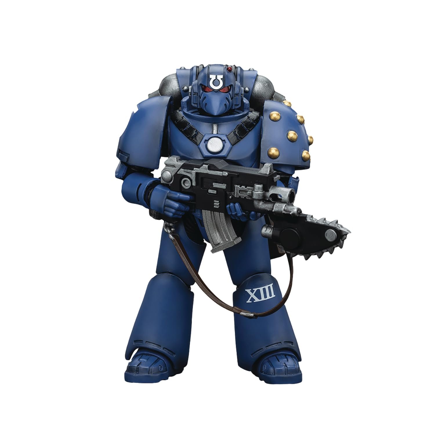 Фигурка Legionary with Chainblade JOYTOY Warhammer 40k: Ultramarines MKVI Tactical Squad в масштабе 1:18, фото №1
